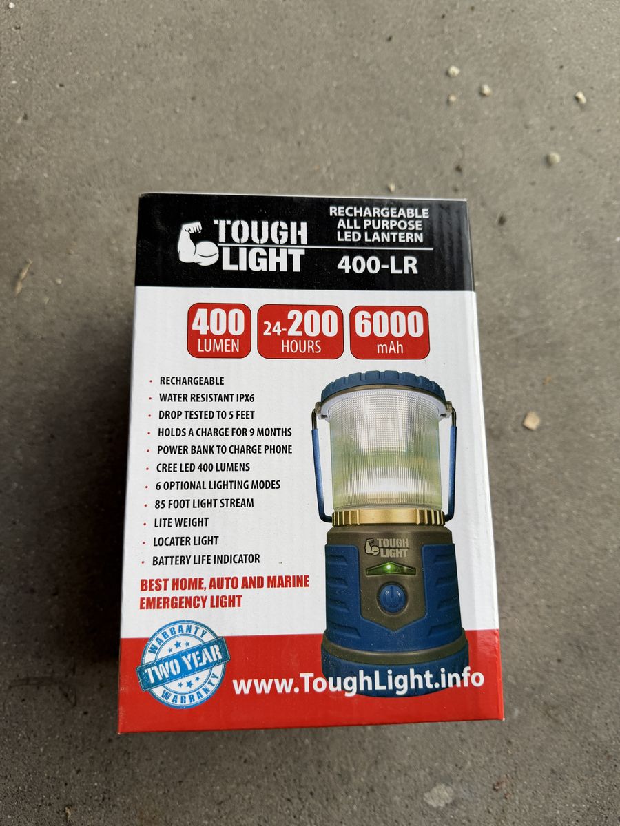NEW Tough Light 400-LR Rechargeable LED Lantern