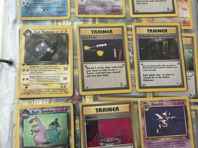 VINTAGE POKÉMON CARD COLLECTION – 200+ CARDS – BASE SET, JUNGLE, FOSSIL, TEAM ROCKET, GYM HEROES