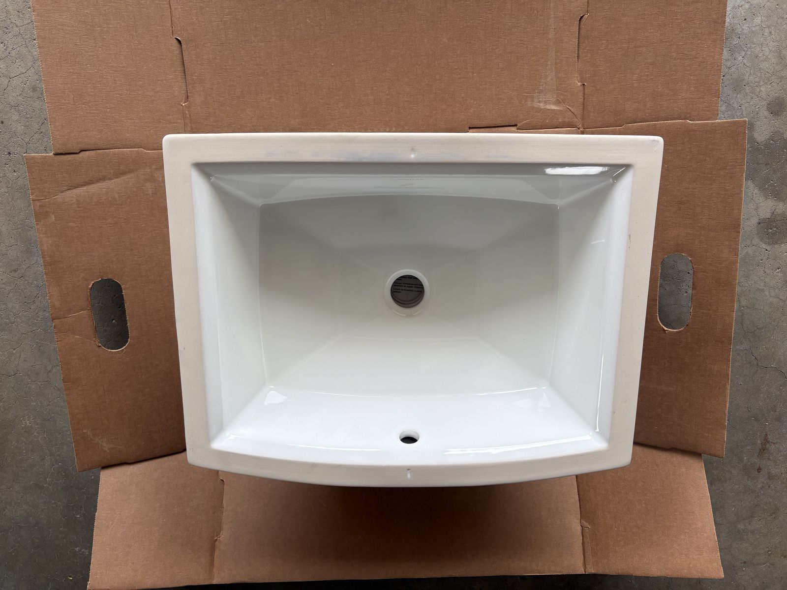 Kohler Archer 20" Rectangular Undermount Bathroom Sink