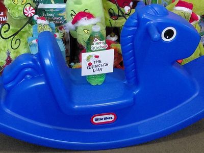 New Little Tikes Blue Rocking Horse
