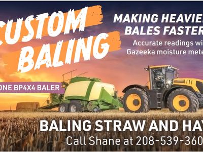 Custom baling
