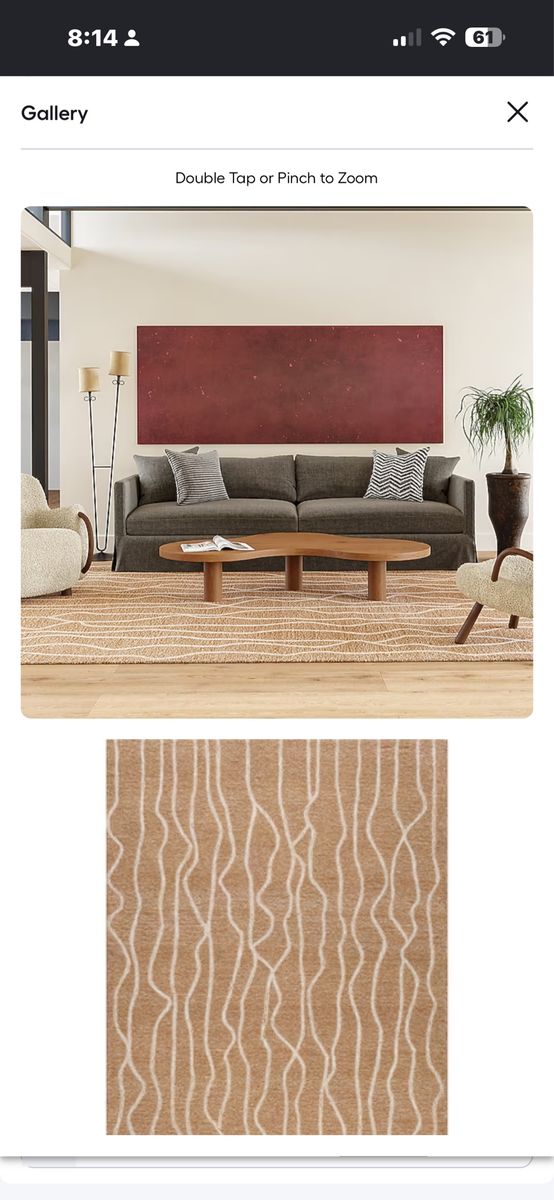 NEW NuLoom 8x10 Transitional Modern Wool Rug