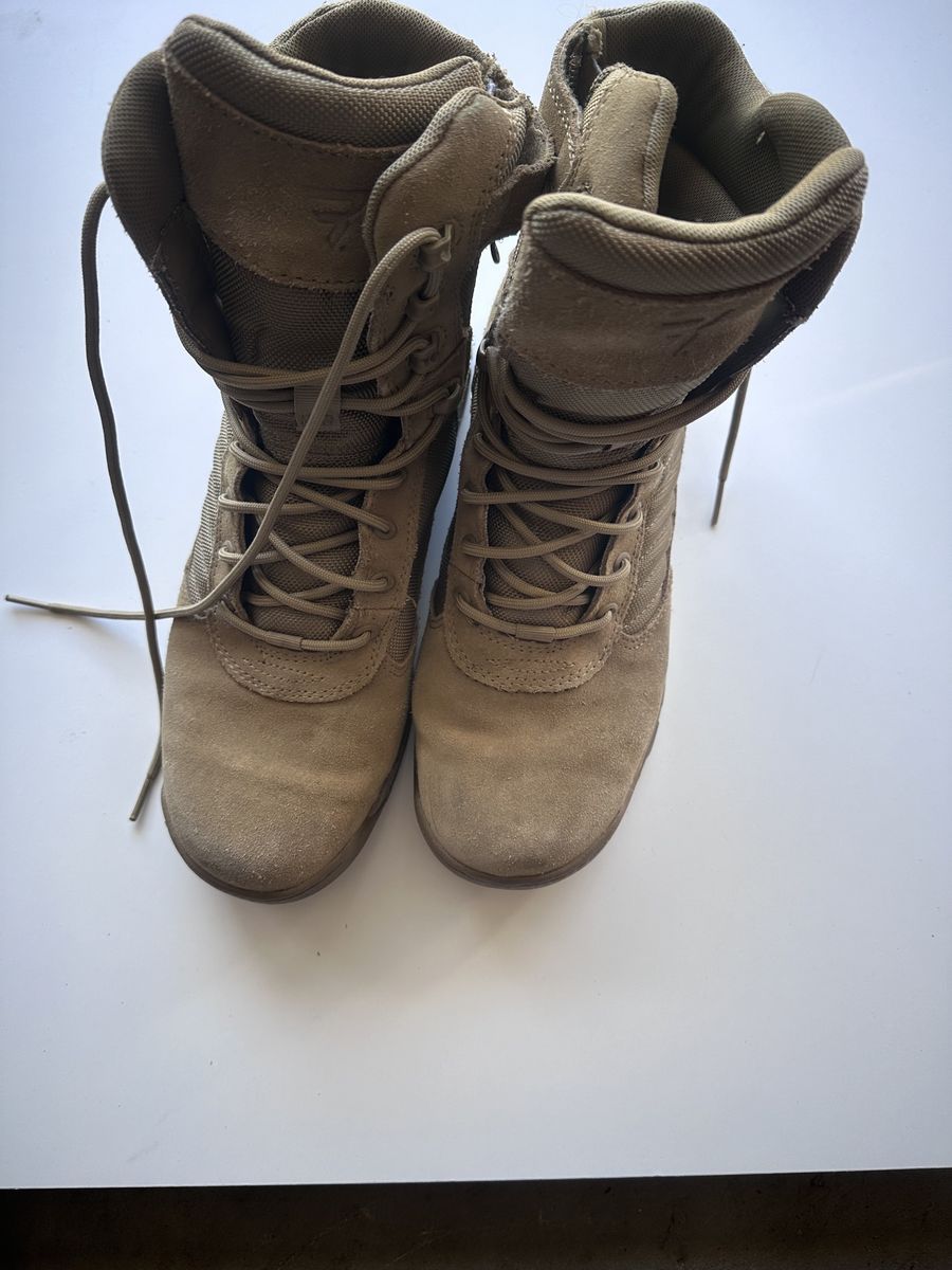 Bates Men's Tactical Sport 2 Tall Side Zip Boots in a coyote color