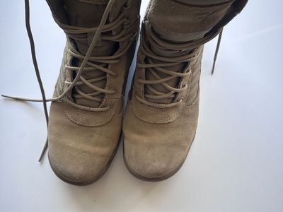 Bates Men's Tactical Sport 2 Tall Side Zip Boots in a coyote color