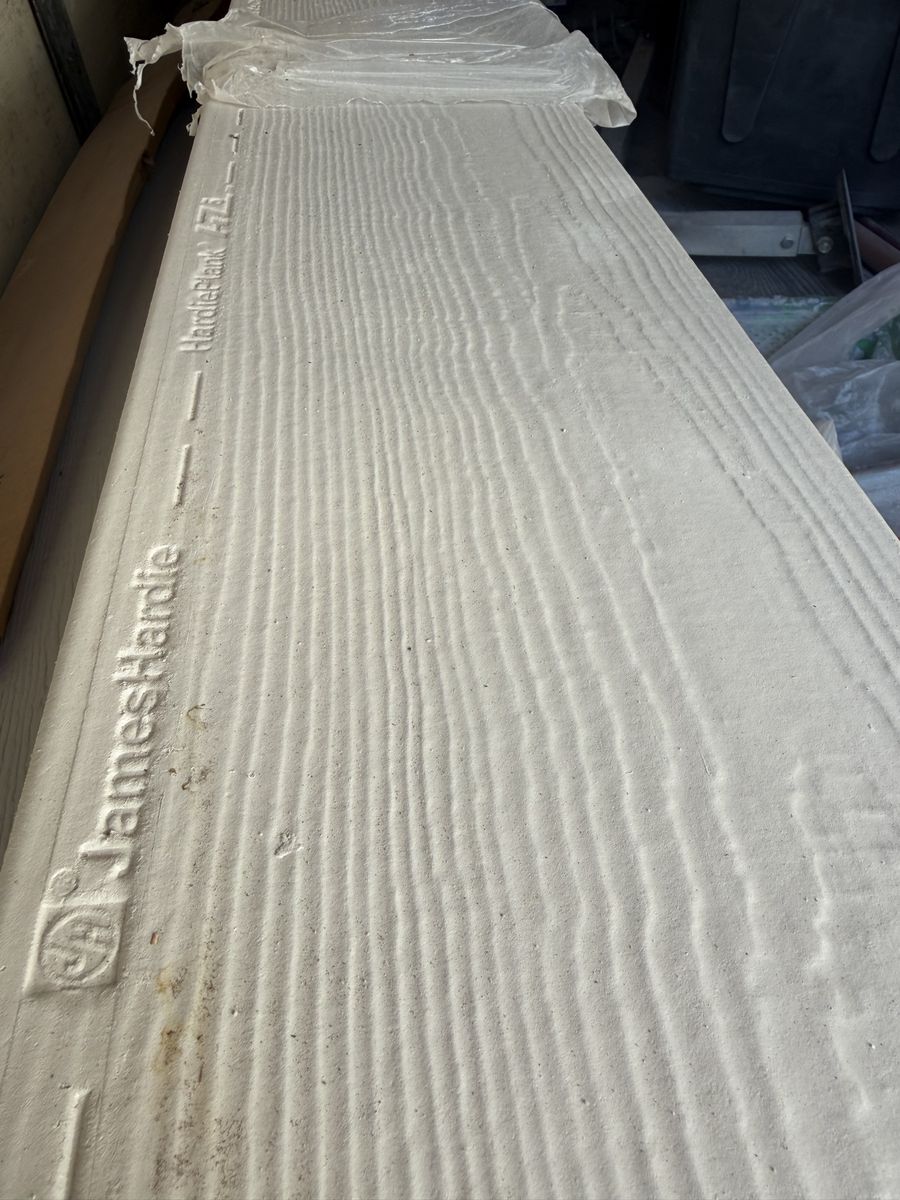 James Hardie HardiePlank EZ-Look Fiber Cement Siding, Weathered Wood Texture, CobbleStone color