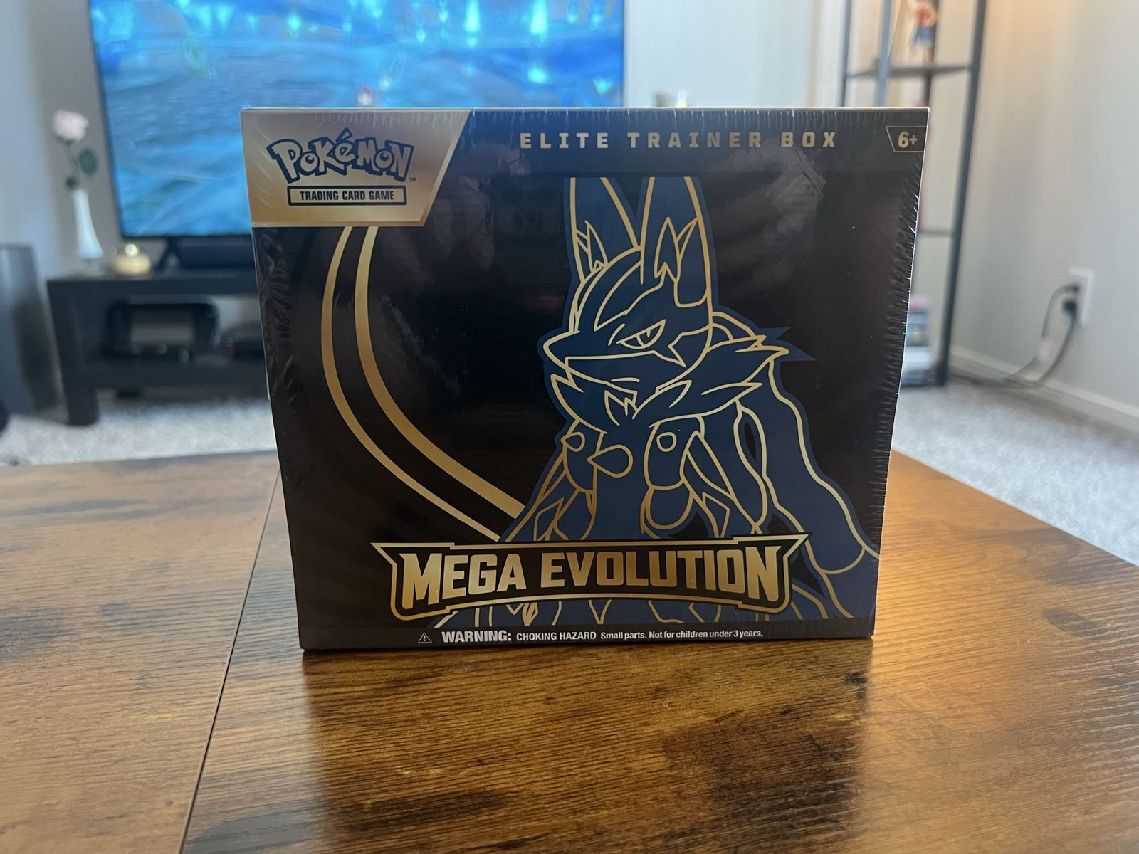 Pokemon TCG Mega Evolution Elite Trainer Box - Sealed, Lucario/Riolu, Trading Card Game