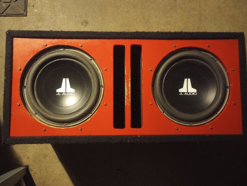 JL Audio Subwoofers in Custom Ported Box - 10 w3v2 Subwoofers