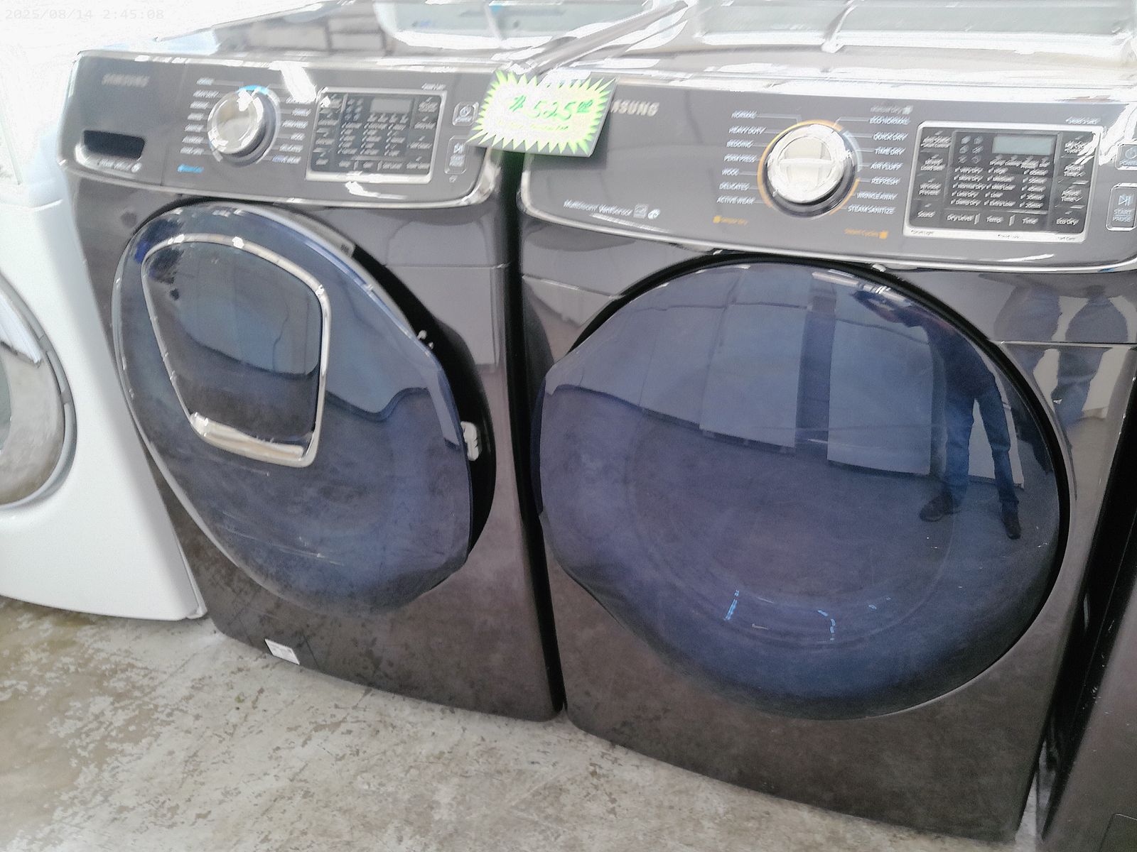 Silver color Front Load Washer and Dryer~Tested and Guaranteed~Work Great