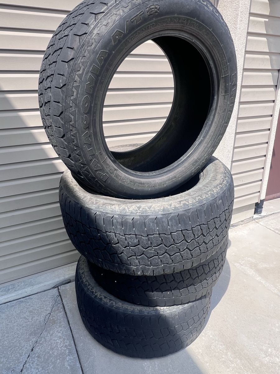 Set of 4 Patagonia A/T R All-Terrain Tires LT305/55R20