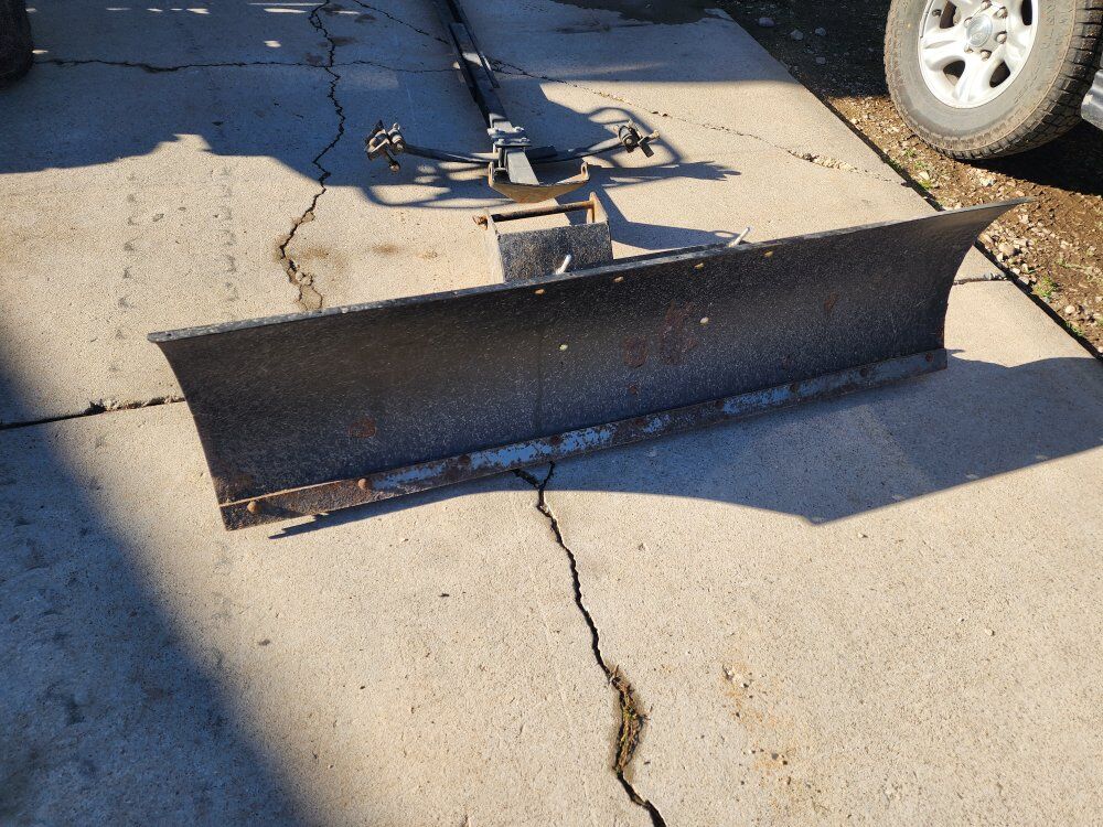 Universal atv snow plow and bucket attachment kit