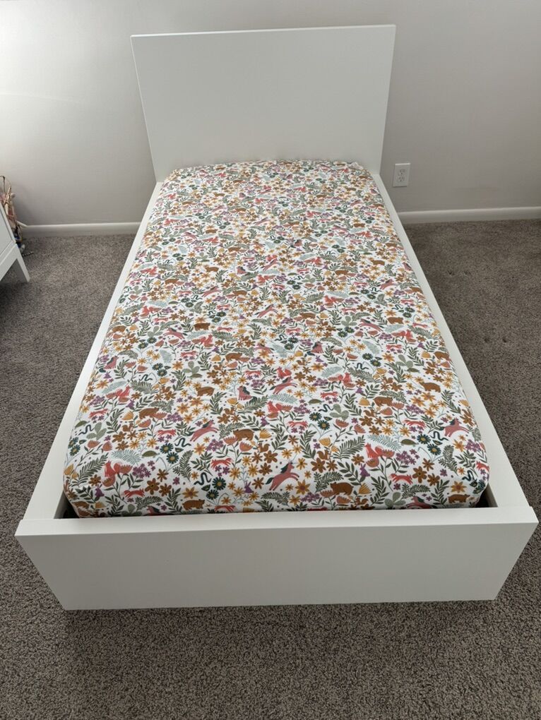 IKEA Malm Twin Bed Frame with Drawers