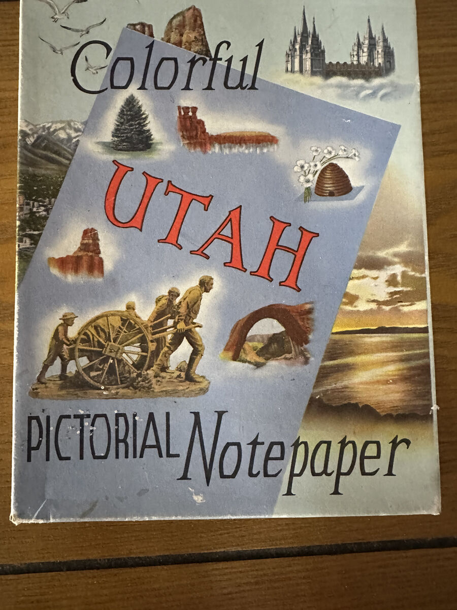 Vintage Stationary featuring Utah Landmarks from Deseret Book