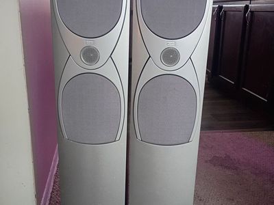 Advent Heritage Model 400 Floorstanding Tower Speakers - Black Wood Grain, 4-8 Ohm