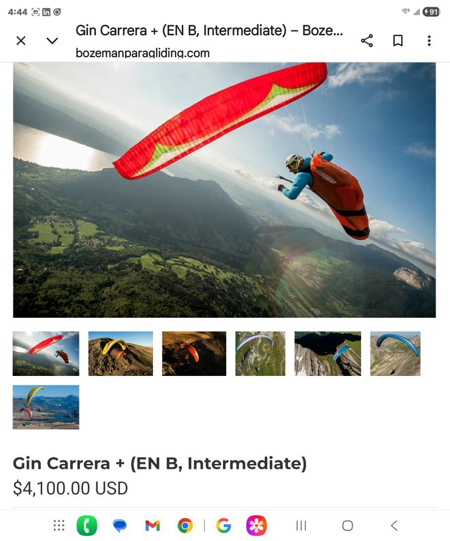 GIN CARRERA HIGH B/C WING 95 - 120 kg