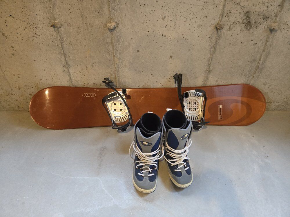 Snowboard and Boots