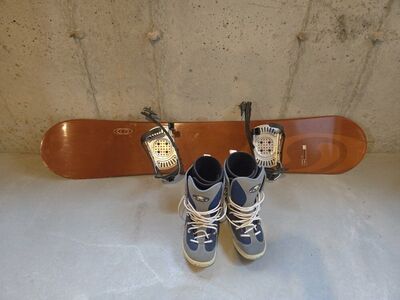 Snowboard and Boots