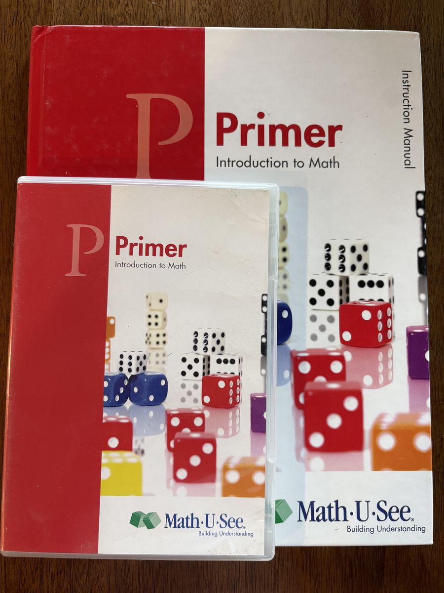Math U See Primer Curriculum Teachers Manual + DVD