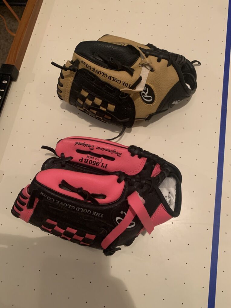 Brand New Kids Baseball Gloves