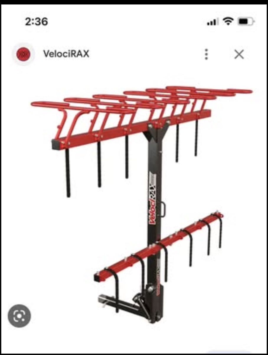Velocirax 5x or 7 Bike Rack for Rent