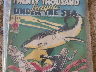 Classics Illustrated No. 47 Twenty Thousand Leagues Under the Sea Comic