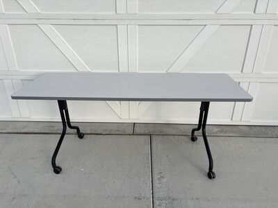 Office Desk Or Work Table With Wheels