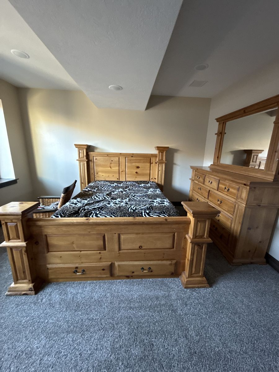 Queen Bed Frame & Dresser