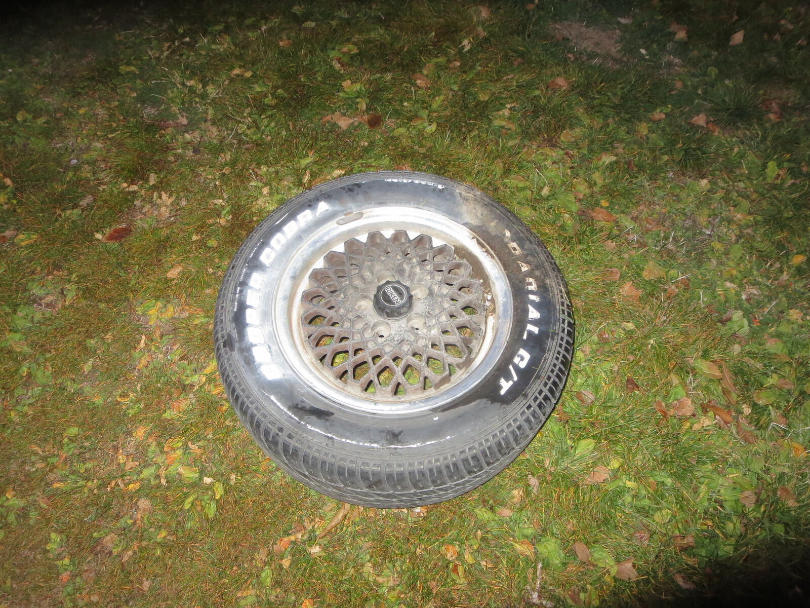 Rare 70s Riken mesh wheel Japan set of 4, 5 lug 215/60/14