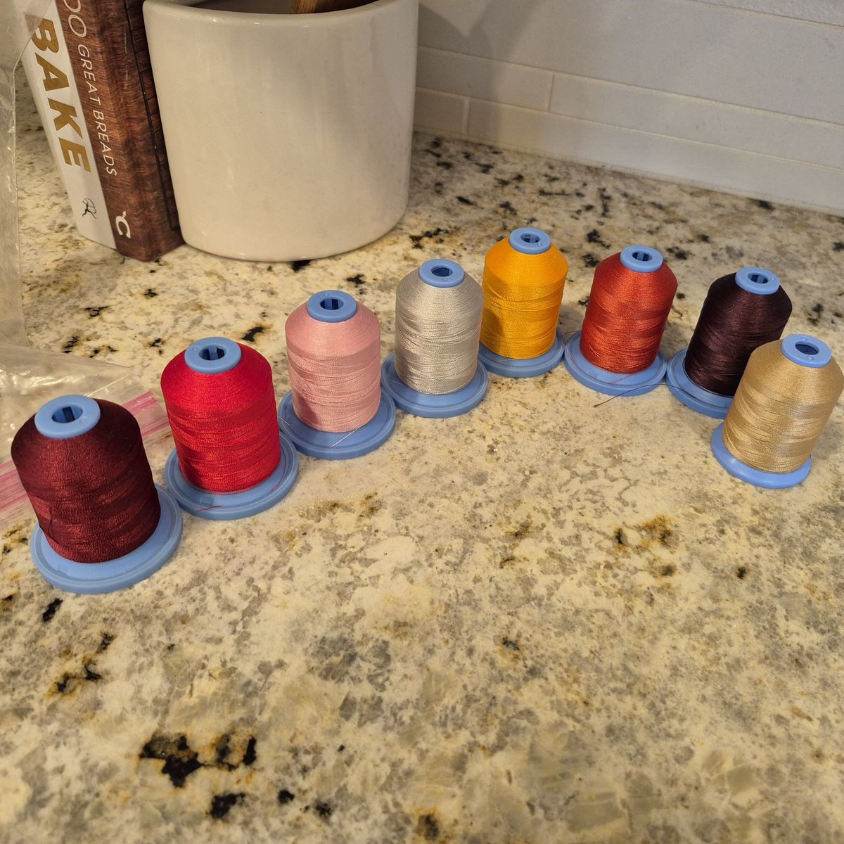 Embroidery Thread Lot of 8