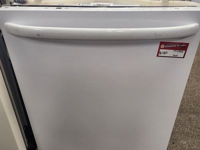 NICE GE WHITE DISHWASHER! W-WARRANTY