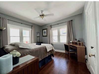 Solid Wood Bedroom Set with Headboard, Nightstand, Frame, Mattress & Extras