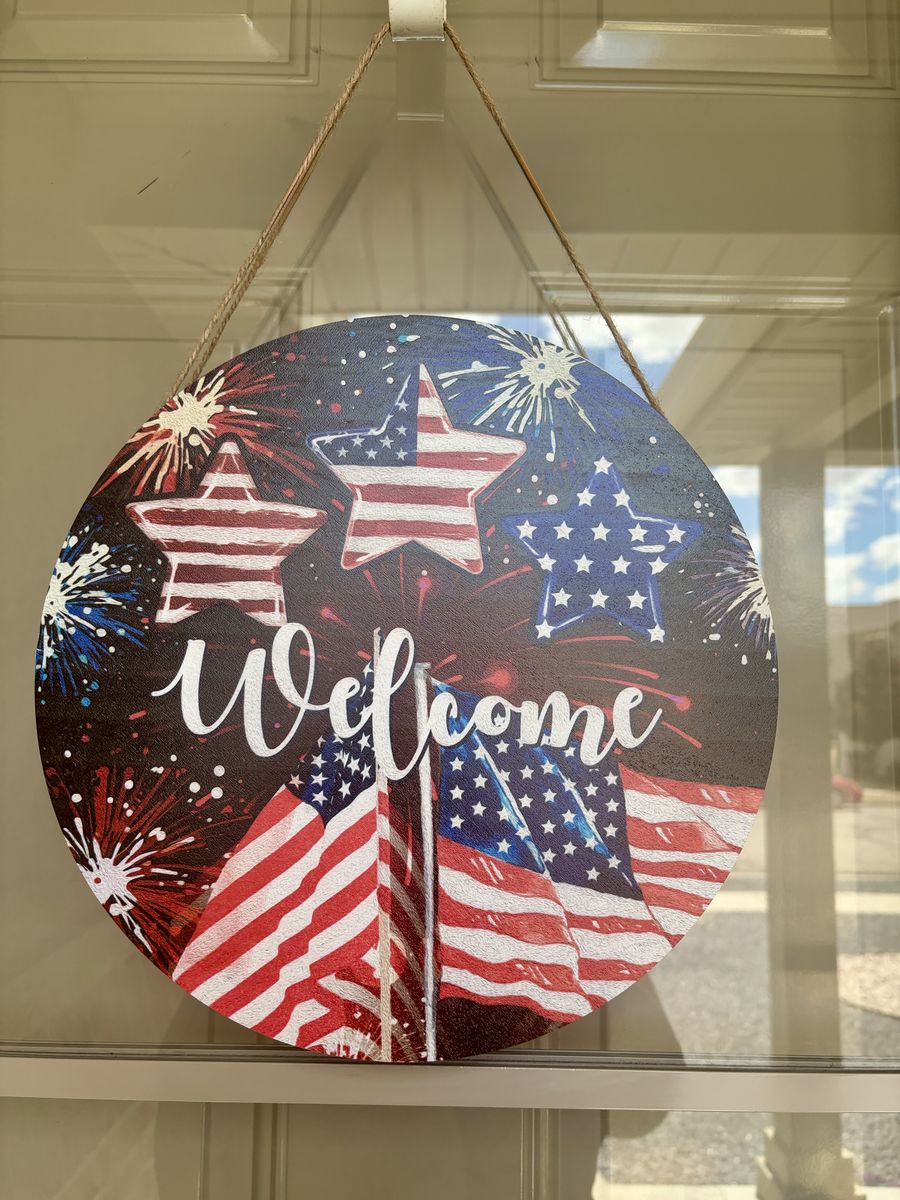 4th of July wreaths / door hangers