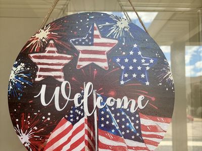 4th of July wreaths / door hangers