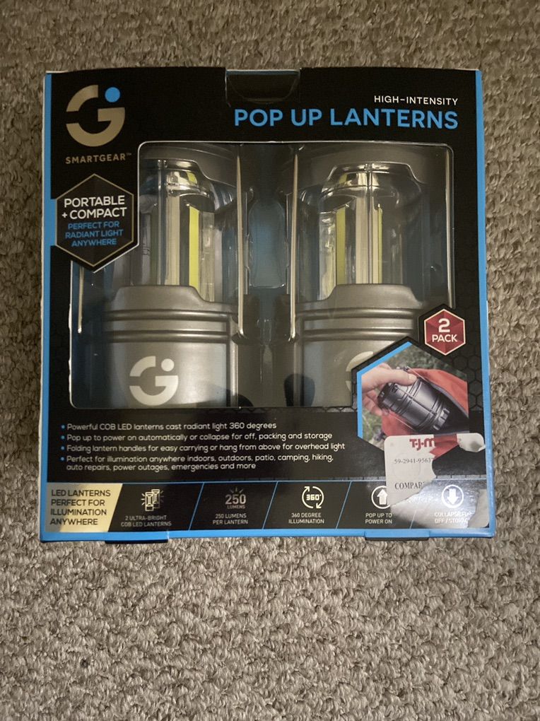 New Smartgear Pop Up Lanterns
