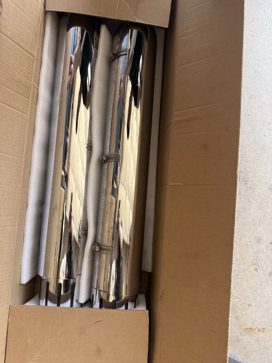 Stock 2013 Roadking CVO header and pipes