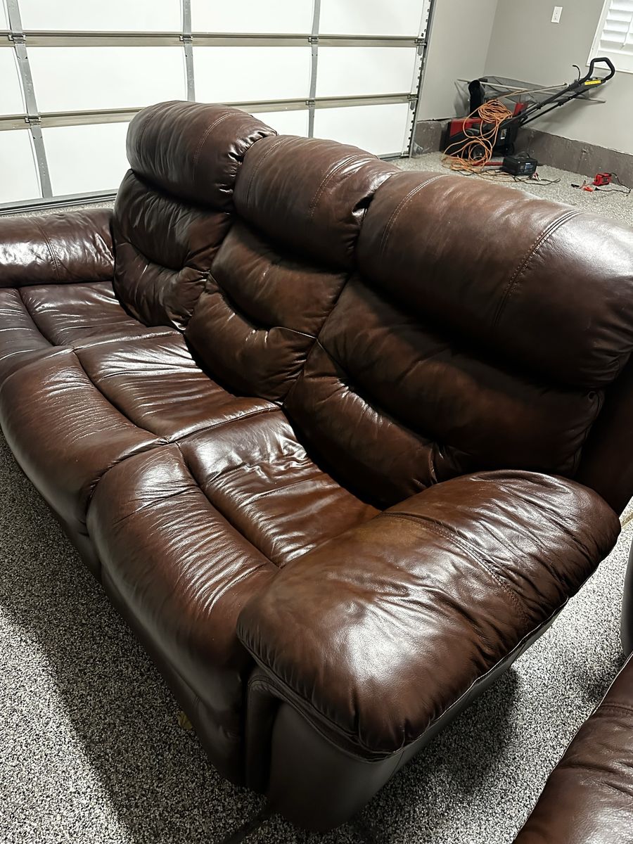 Leather Sofa, Love Seat and Recliner