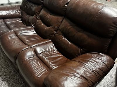 Leather Sofa, Love Seat and Recliner