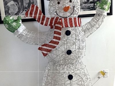 6 Foot Led Twinkling Snowman-Christmas Decor
