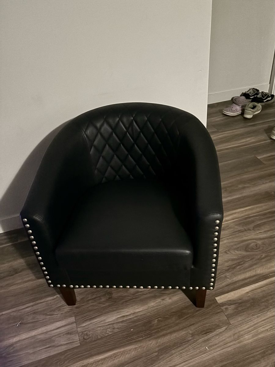 Faux Leather Chair