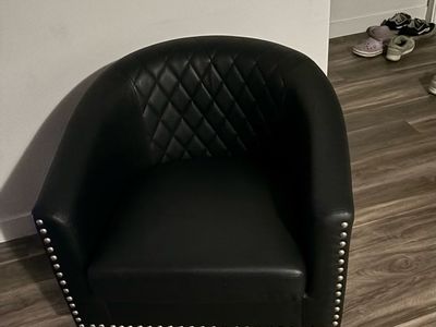 Faux Leather Chair
