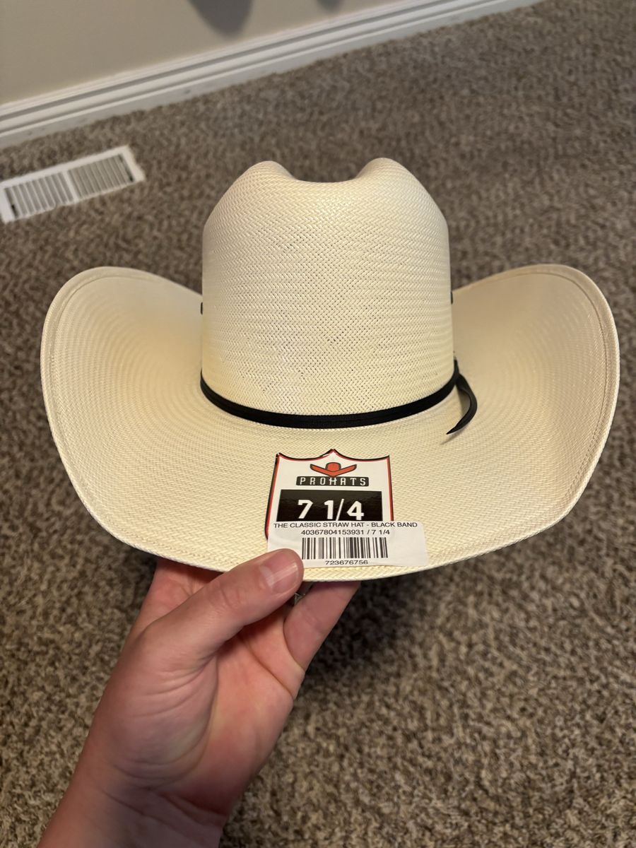 Pro Hats Straw Cowboy Hat