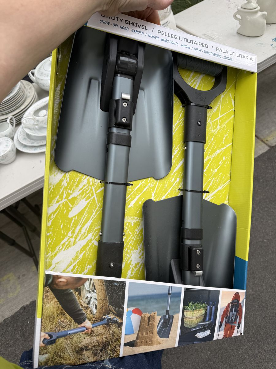 Set Of Emergency Shovels