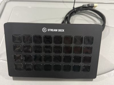 Elgato Stream Deck MK.2 Production Controller - Black (32 Customizable LCD Keys)