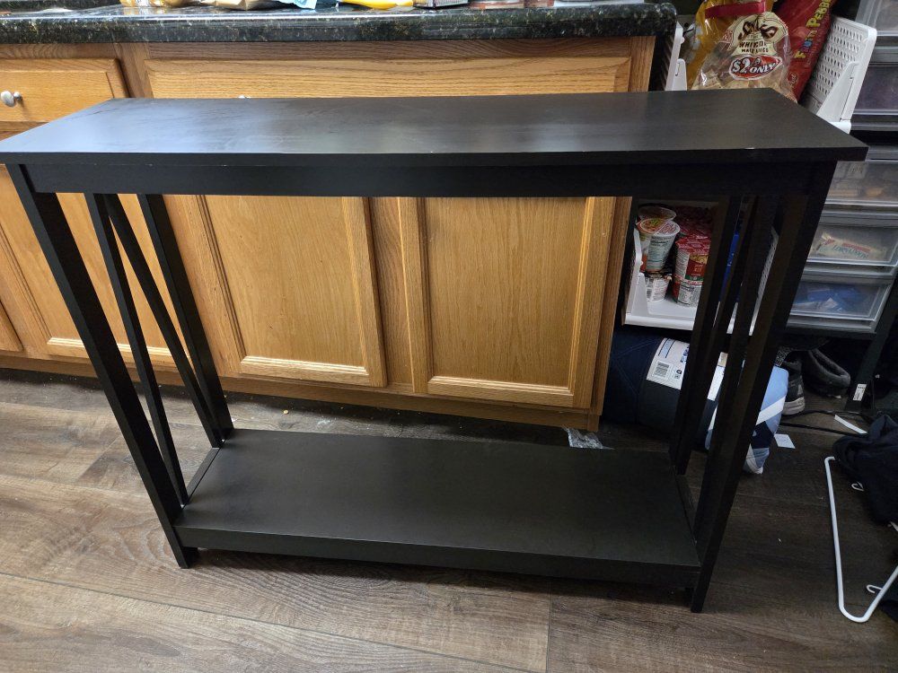 Black Entryway Table