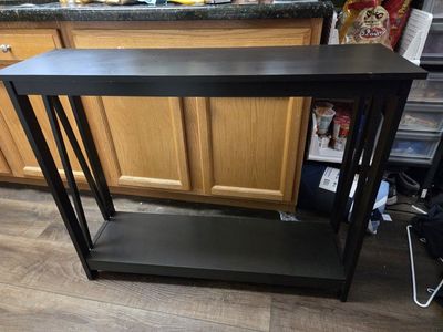 Black Entryway Table