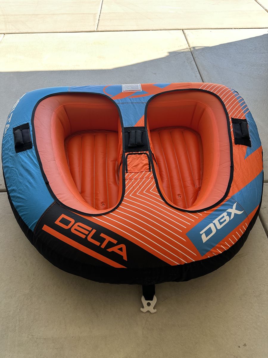 DBX Delta 2-Person Inflatable Towable Boat Tube