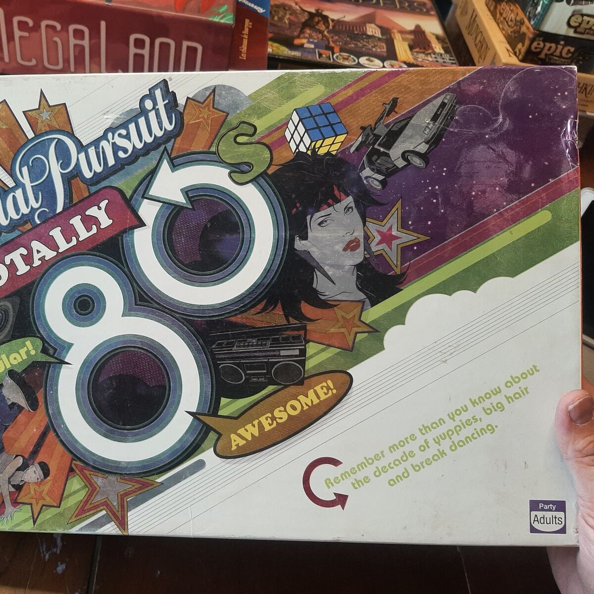 trivial persuit TOTALLY 80S board games