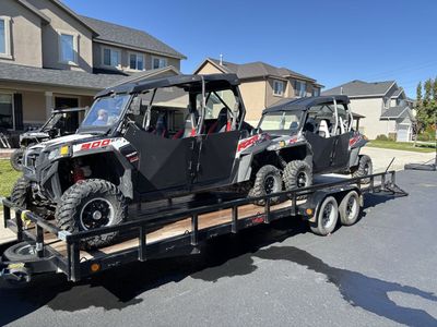 Twin Polaris RZR 900’s Package + 26’ Echo Trailer – Ready to Ride!