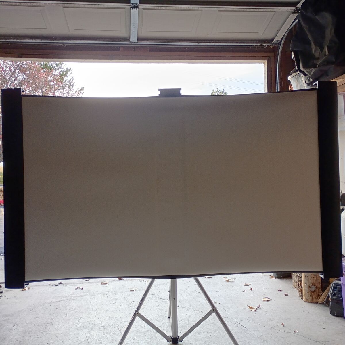 Epson Accolade Duet 80" Portable Projector Screen with tripod and wall mount