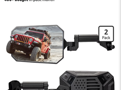 DOORS OFF JEEP MIRRORS