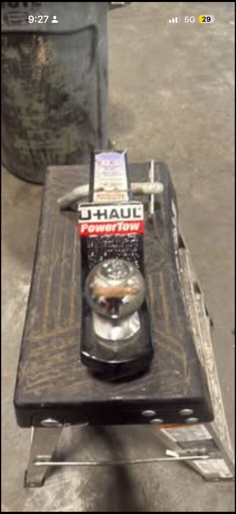 power tow trailer hitch 2 1/4” drop down 2” shank